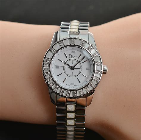 montre dior christal diamants|dior ladies watches.